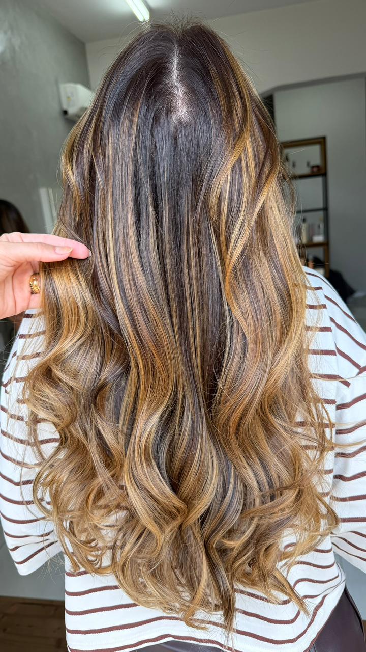 Trabalho de mechas e coloração — Studio Renata Rosa Beauty Concept, Varginha MG e São José dos Campos SP